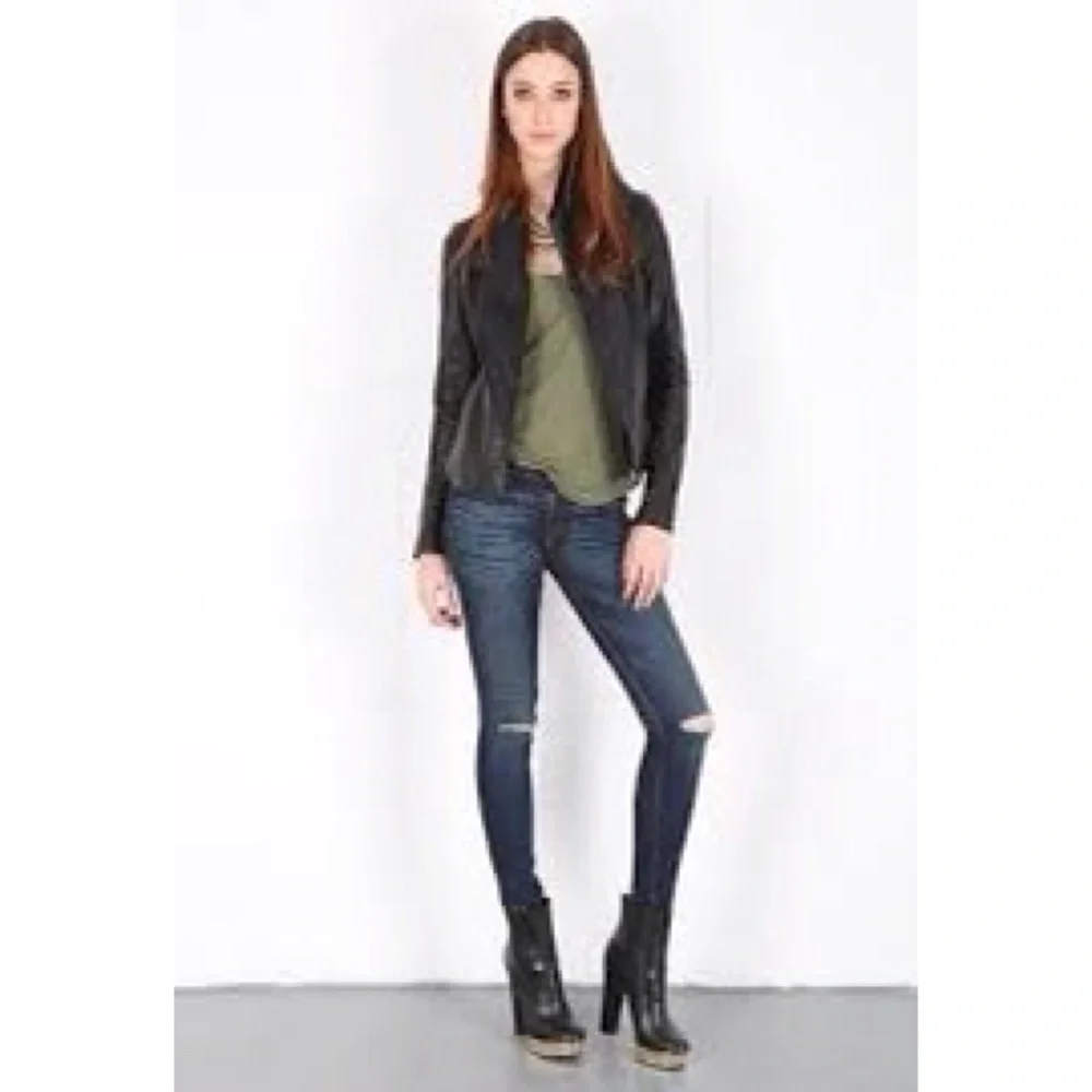 Rag & Bone medium wash Hampstead Skinny Jeans 24 - Picture 2 of 13